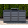 ZABUDOWA ŚMIETNIKOWA 3x120L kolor GRAFIT